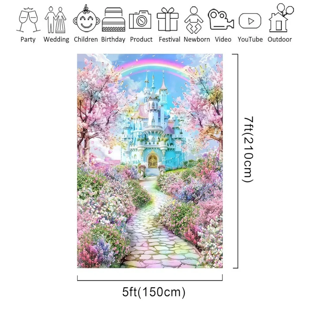Girl’s princess themed birthday party supplies and decorations